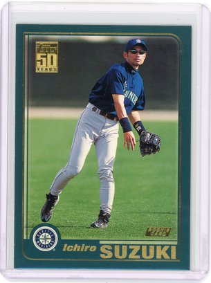 2001 Topps Baseball Ichiro Suzuki Rookie Card