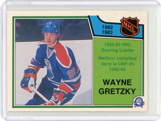 1984 Opc O Pee Cee Wayne Gretzky Hockey Card