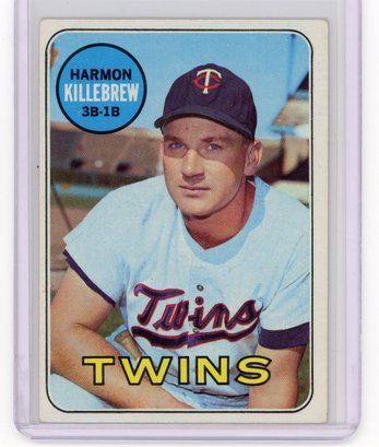 1969 Topps Baseball Harmon Killebrew Card