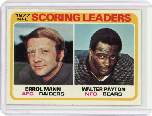 1978 Topps Football Walter Payton Card