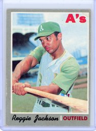 1970 Topps Baseball Reggie Jackson Baseball Card