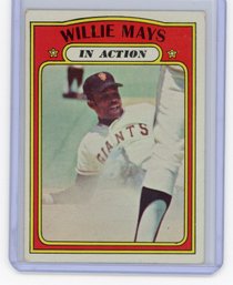 1972 Topps WILLIE MAYS Baseball Card