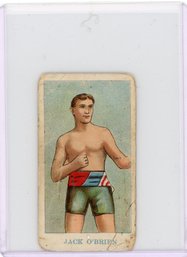 1910 E76 American Caramel Jack O’Brien Boxing Rookie Card