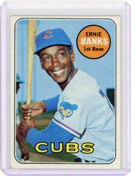 1969 Topps Ernie Banks Baseball Card