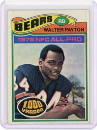 1977 Topps Walter Payton Football Card All Pro