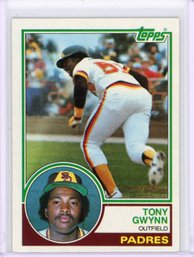 1983 Topps Tony Gwynn Baseball Rookie Card