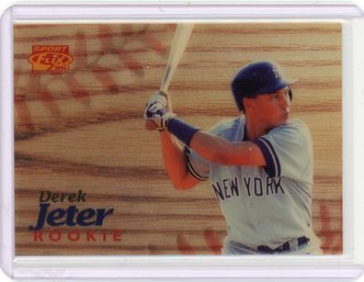 Derek Jeter SportFlix Baseball Rookie Card