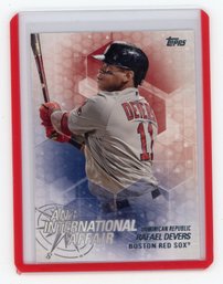 Rafael Devers International Affair Baseball Rookie Card