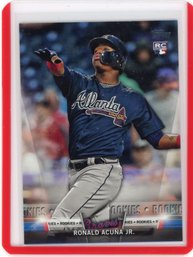 Ronald Acuna Jr. Salute Baseball Rookie Card