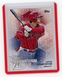 Shohei Ohtani International Affair Baseball Rookie Card