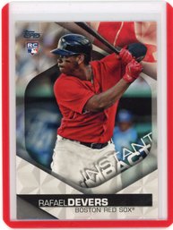 Rafael Devers Topps Instant Impact Baseball Rookie Card