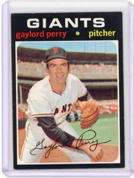 1971 Topps Gaylord Perry Baseball Card