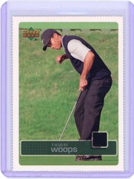 Tiger Woods Upper Deck Magazine Golf Card