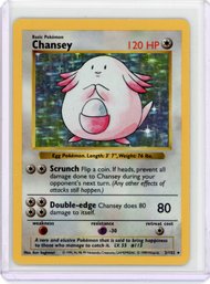 1999 Chansey Holo Pokemon Card