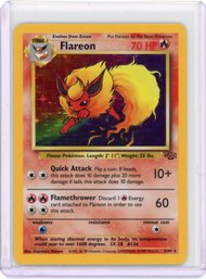 1999 Flareon Holo Pokemon Card