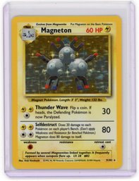 1999 Magneton Holo Pokemon Card