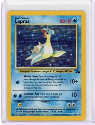 1999 Lapras Holo Pokemon Card