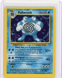 1999 Poliwrath Holo Pokemon Card