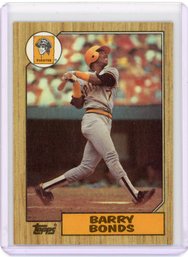 1987 Topps Barry Bonds Baseball Rookie Card