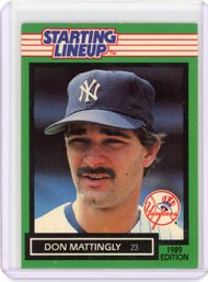 1989 Kenner Starting Lineup Don Mattingly Baseball Card