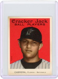 Miguel Cabrera Topps Cracker Jack Vintage Stock SP Baseball Card