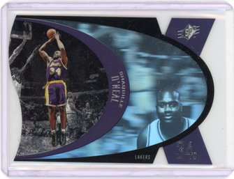 Shaquille O'Neal SPx Hologram Die-Cut Basketball Card