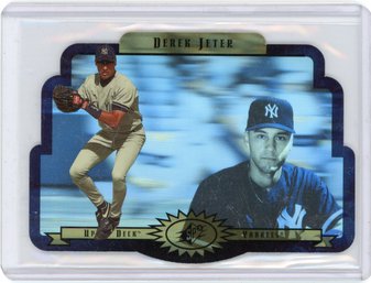 Derek Jeter SPx Hologram Die-Cut Baseball Rookie Card