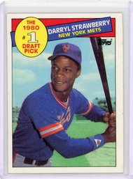 1985 Topps Darryl Strawberry Baseball Card