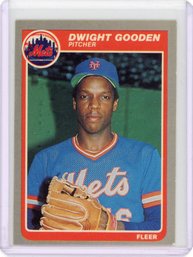 1985 Fleer Dwight Gooden Baseball Rookie Card