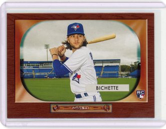 2020 Topps Archives Bo Bichette 1955 Bowman Baseball Rookie Card