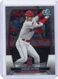 Shohei Ohtani Bowman Chrome Baseball Card