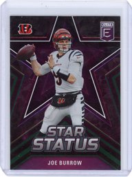 Joe Burrow Star Status Football Card