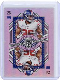 Saquon Barkley Elite Deck Football Card