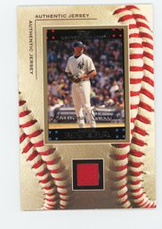 Mariano Rivera Upper Deck Authentic Jersey Baseball Card