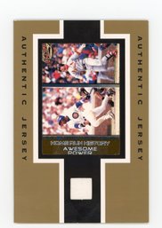 Sammy Sosa Mark McGwire Upper Deck Authentic Jersey Baseball Card