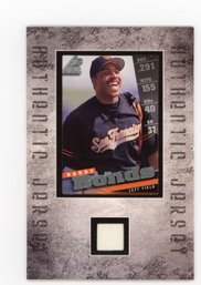 Barry Bonds Upper Deck Authentic Jersey Baseball Card