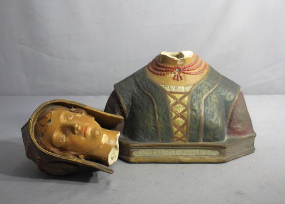 Antique Bust Of Margherita Of Valois - Restoration Project