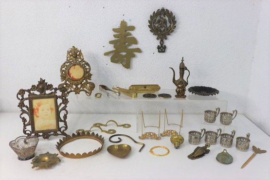 Group Lot Of Brass And Other Metal