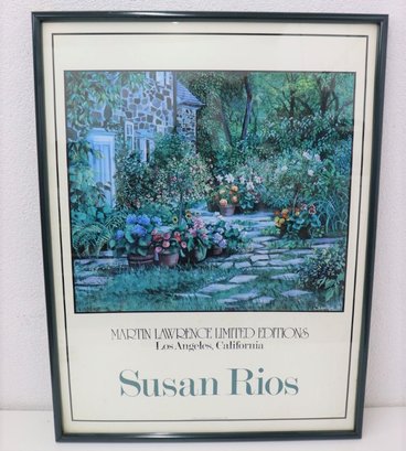 Susan Rios Artist Promotional Poster, Martin Lawrence Limited Editions LA, CA