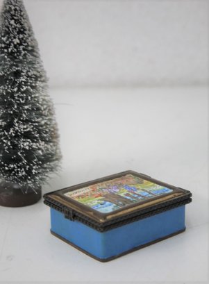 Vintage 2000 Kevin Chen Enameled Jewelry/Trinket Box, Van Gogh Hommage  #408