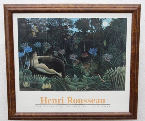 Framed Art Poster Henri Rousseau Museum Of Modern Art NYC
