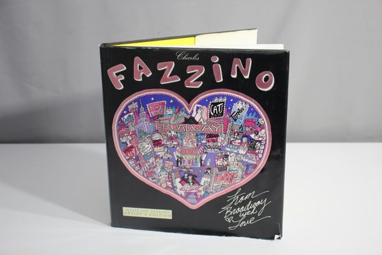 Charles Fazzino Signed Book 50/100