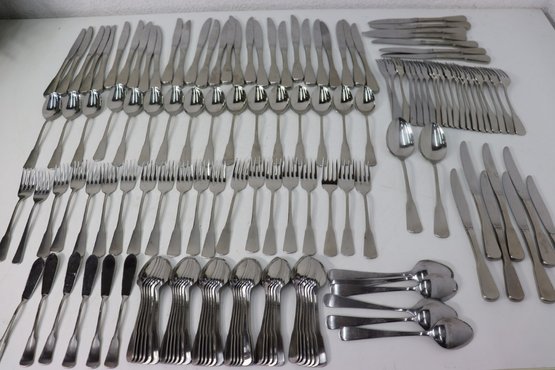Large Group Lot Of Stainless Steel Flatware, Including The Main Course  S.S.S. Oneida