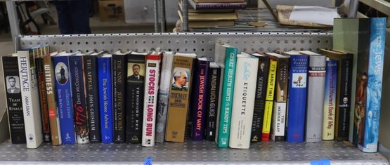 Shelf #B- Shelf Lot Of Books General Reading