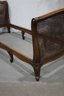 Vintage Scrolled And Caned Daybed