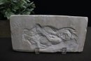 Two Folk Art Stone Carvings - 1 Double Sided Inuit Etching AND  1 Double Relief Signed/Dated