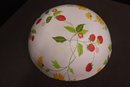 Group Lot Of 3 MCM Fruit And Flower Basket, Tray And Bowl