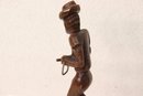 Group Lot Of Carved Wooden Tribal Leaning Figurines - Humans, Animals And Objects