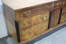 Fabulous Figured Walnut Veneer Directoire Style Dresser By Albano Company-Period Furniture