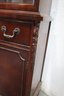Vintage Mahogany Two Door Bookcase/china Cabinet